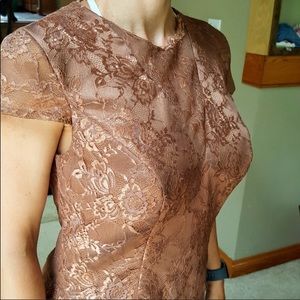 Brown glamorous long dress